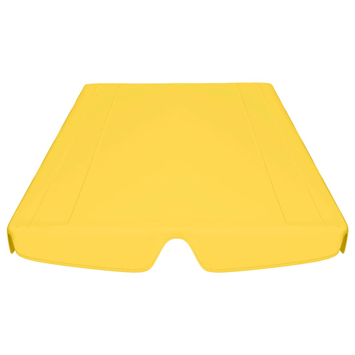 baldakin til havegynge 150/130x105/70 cm gul