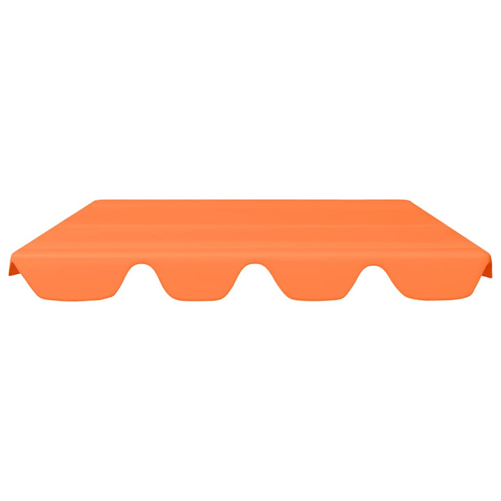 baldakin til havegynge 150/130x105/70 cm orange