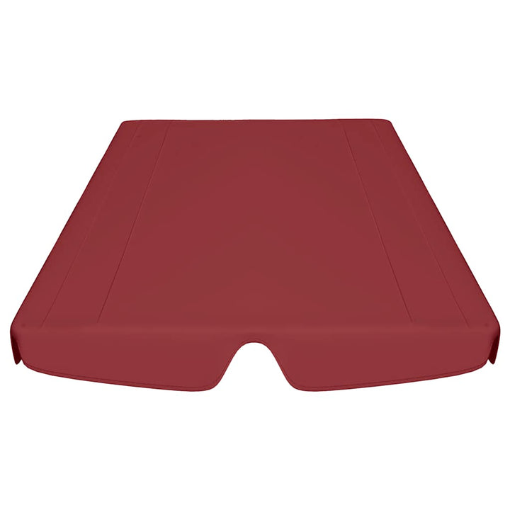 baldakin til havegynge 150/130x105/70 cm vinrød