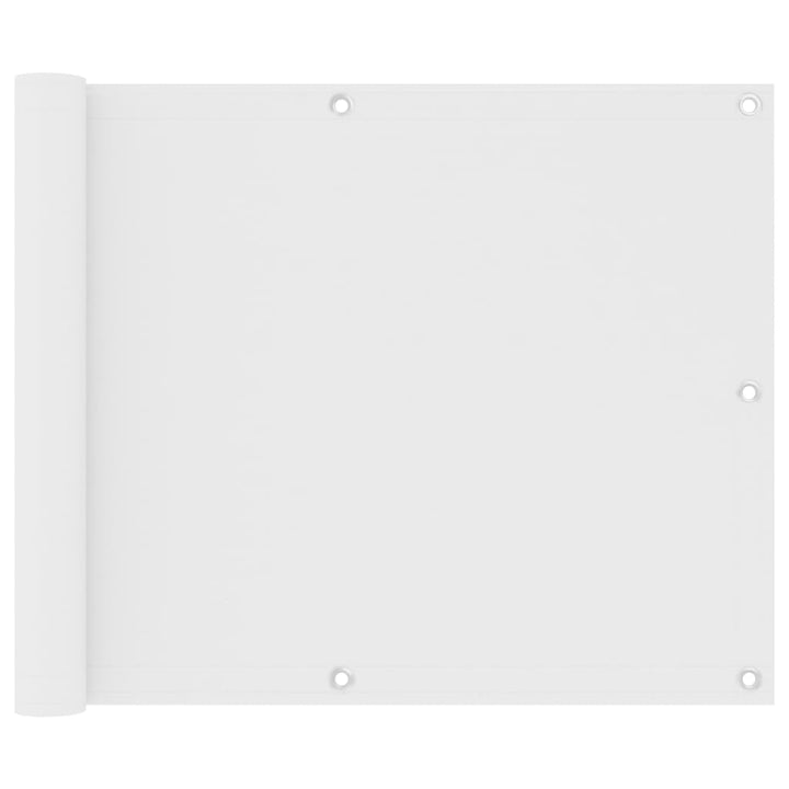 altanafskærmning 75x600 cm oxfordstof hvid