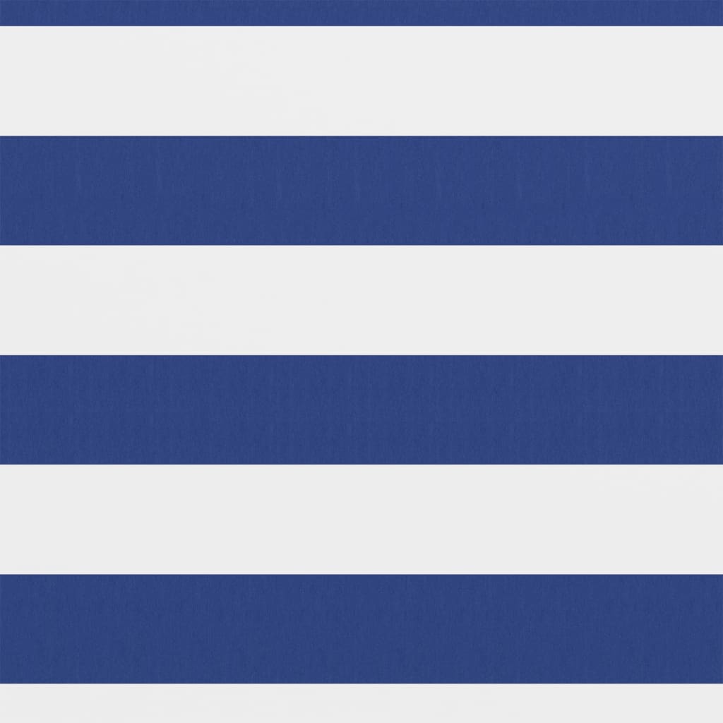 altanafskærmning 90x400 cm oxfordstof hvid og blå