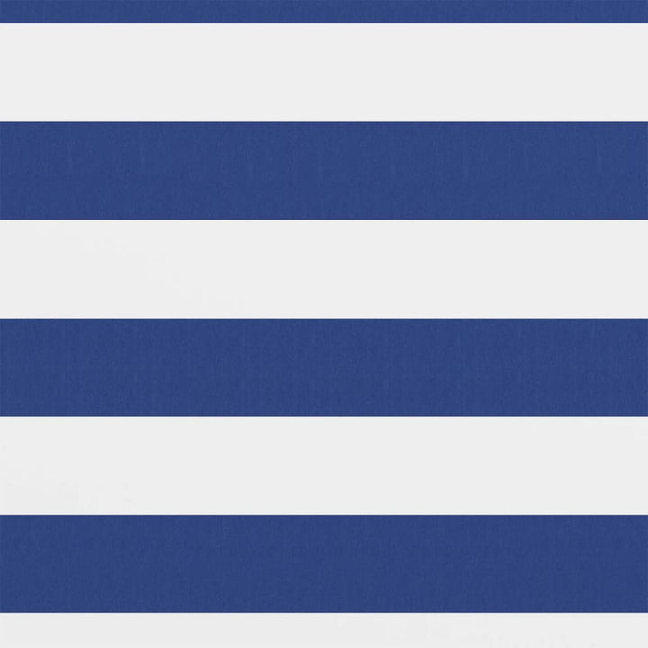 altanafskærmning 120x600 cm oxfordstof hvid og blå