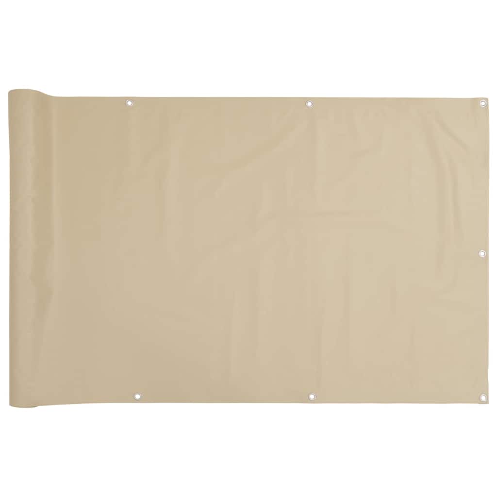 altanafskærmning 120x400 cm oxfordstof beige