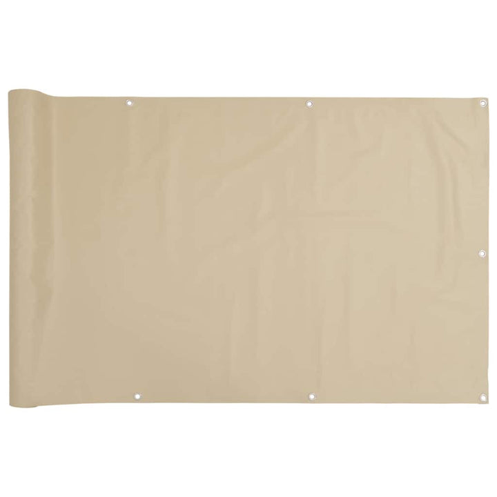 altanafskærmning 120x400 cm oxfordstof beige
