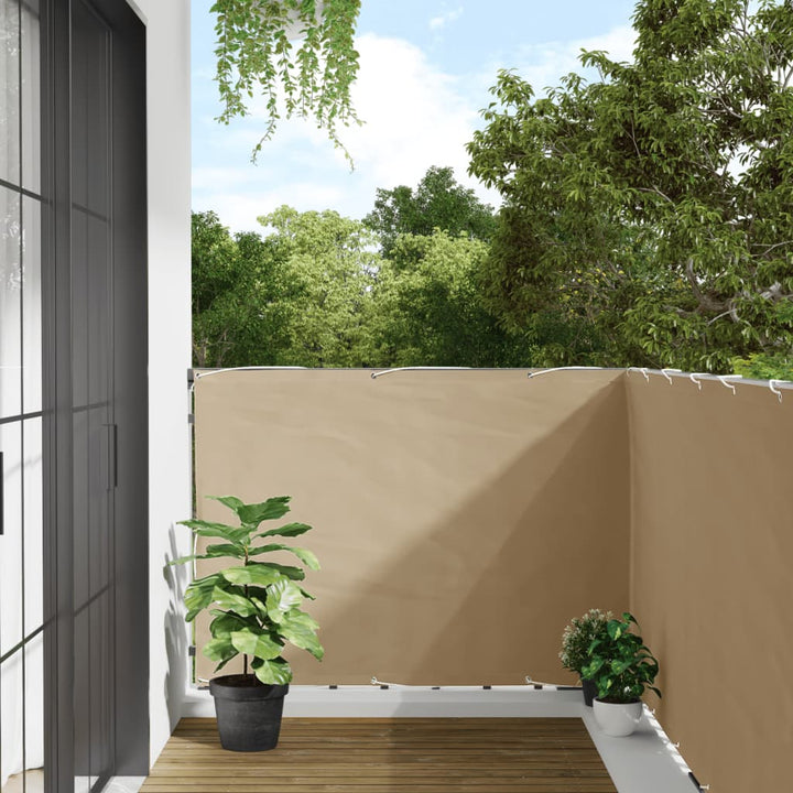 altanafskærmning 120x400 cm oxfordstof beige