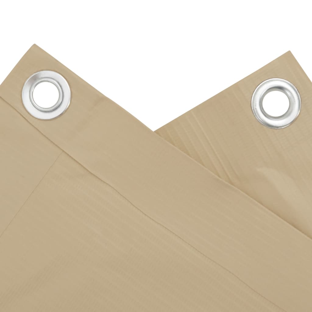 altanafskærmning 120x500 cm oxfordstof beige