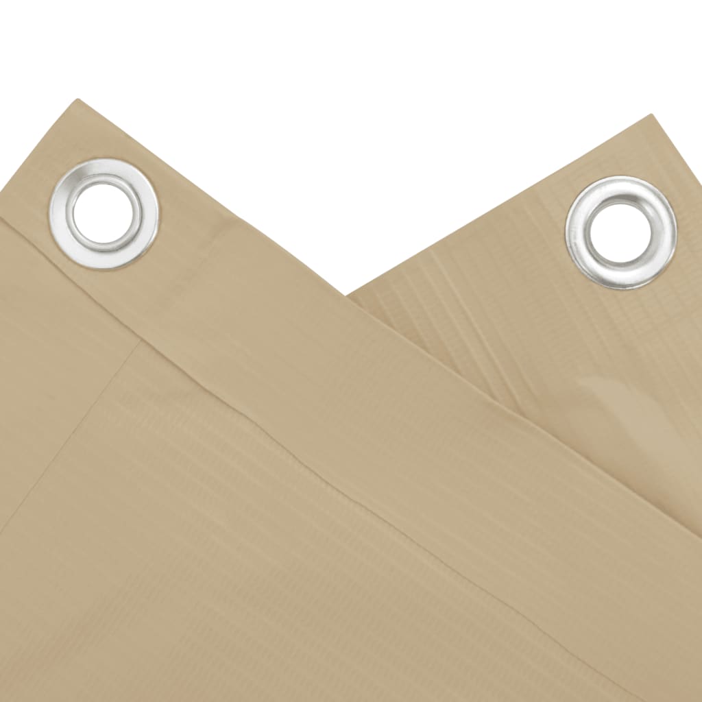 altanafskærmning 120x600 cm oxfordstof beige