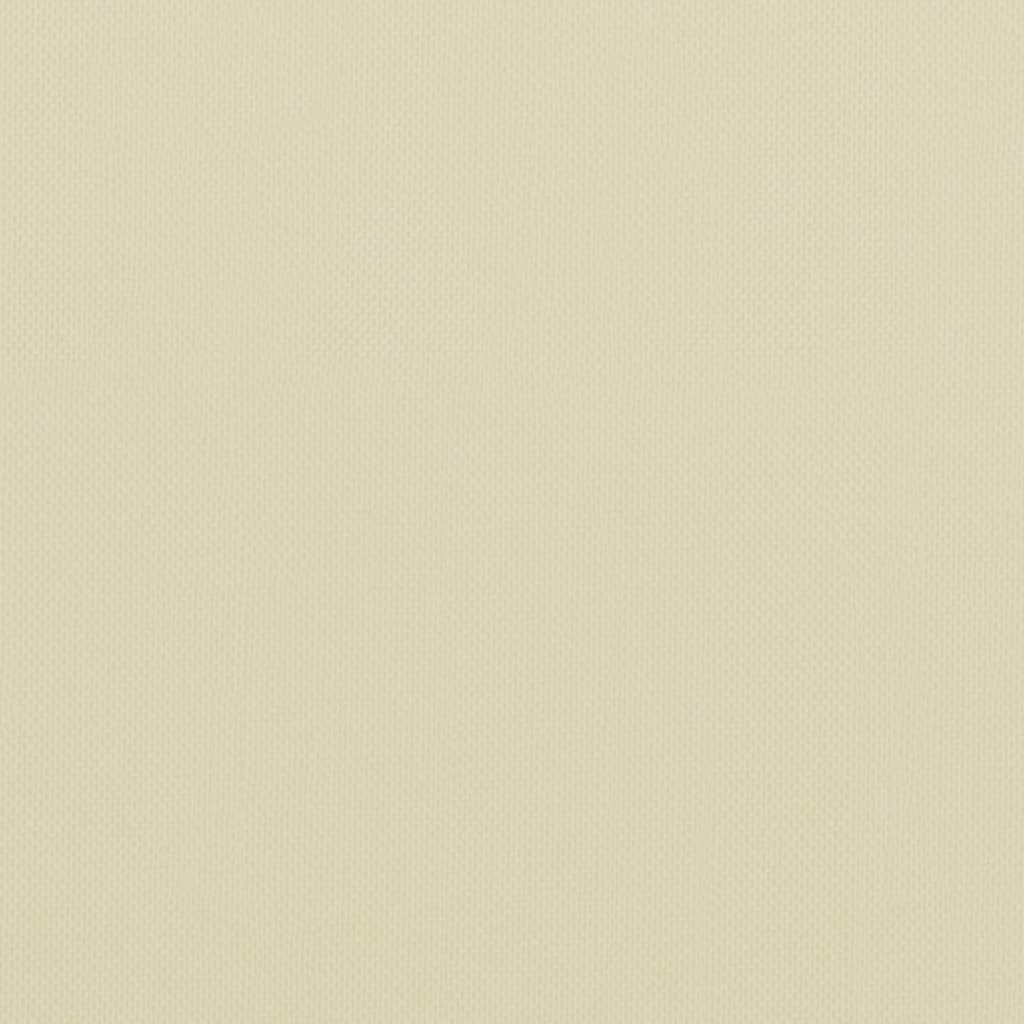 altanafskærmning 75x500 cm oxfordstof cremefarvet