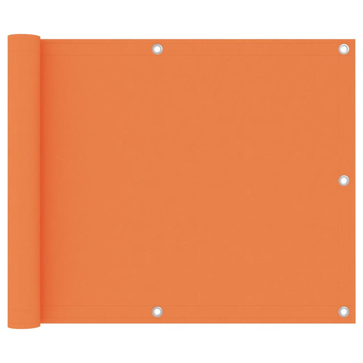 altanafskærmning 75x500 cm oxfordstof orange