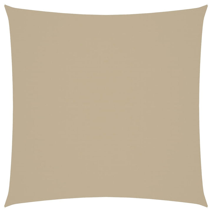 solsejl 2,5x2,5 m firkantet oxfordstof beige