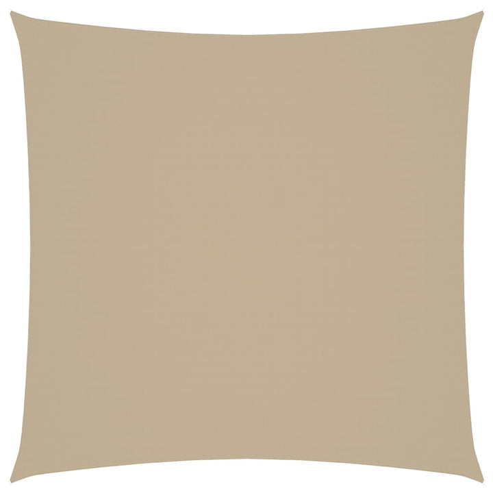 solsejl 4,5x4,5 m firkantet oxfordstof beige