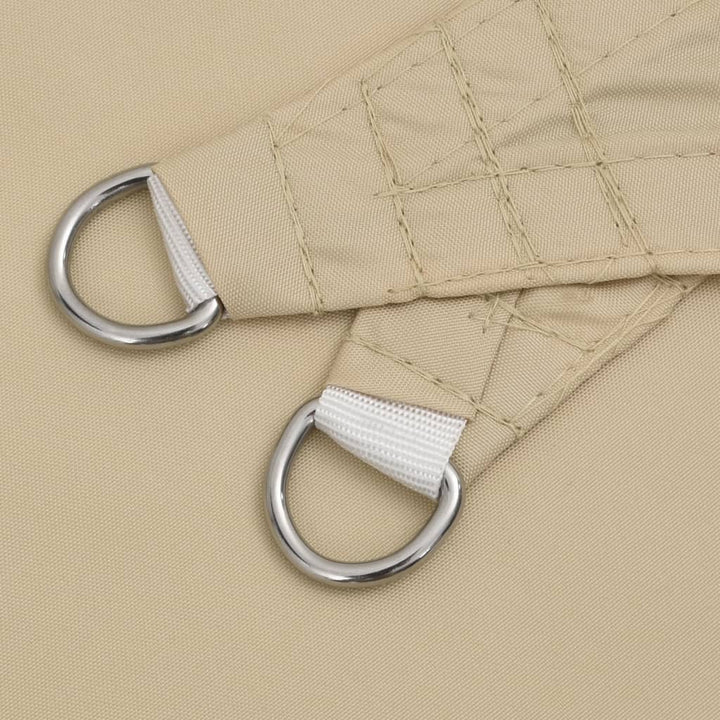 solsejl 5x5 m firkantet oxfordstof beige