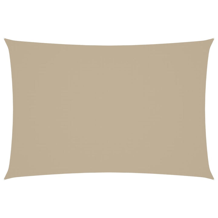 solsejl 2,5x4,5 m rektangulær oxfordstof beige