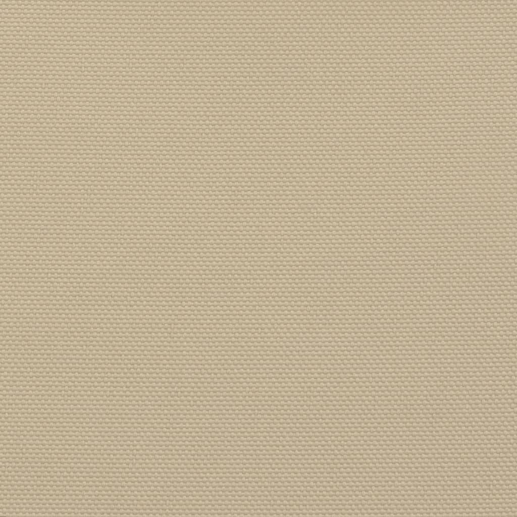 solsejl 3x4,5 m rektangulær oxfordstof beige