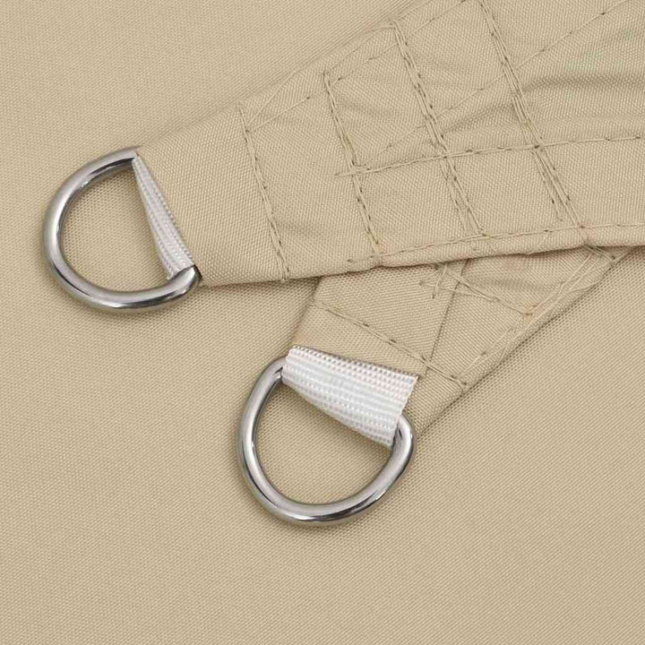solsejl 2,5x2,5x3,5 m trekantet oxfordstof beige