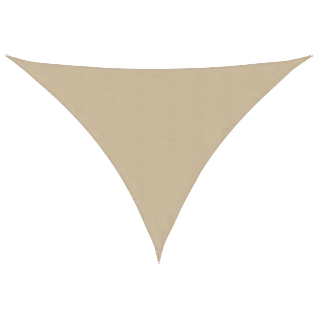 solsejl 3x3x4,24 m trekantet oxfordstof beige