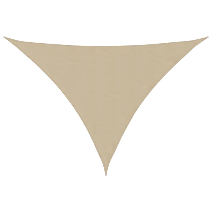 solsejl 3x4x5 m trekantet oxfordstof beige