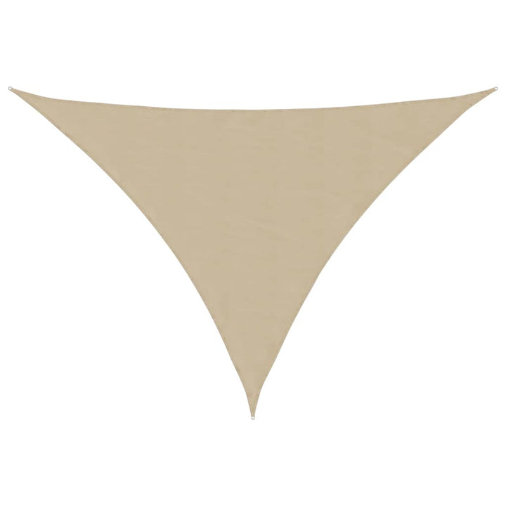 solsejl 4x5x6,4 m trekantet oxfordstof beige