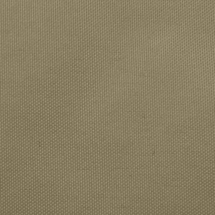 solsejl 2/4x3 m trapezformet oxfordstof beige