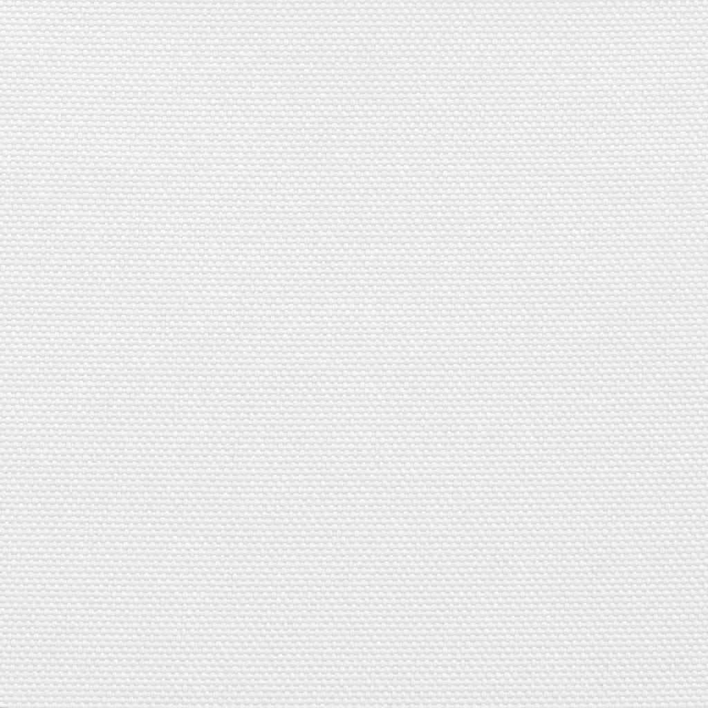 solsejl 2x2,5 m rektangulær oxfordstof hvid