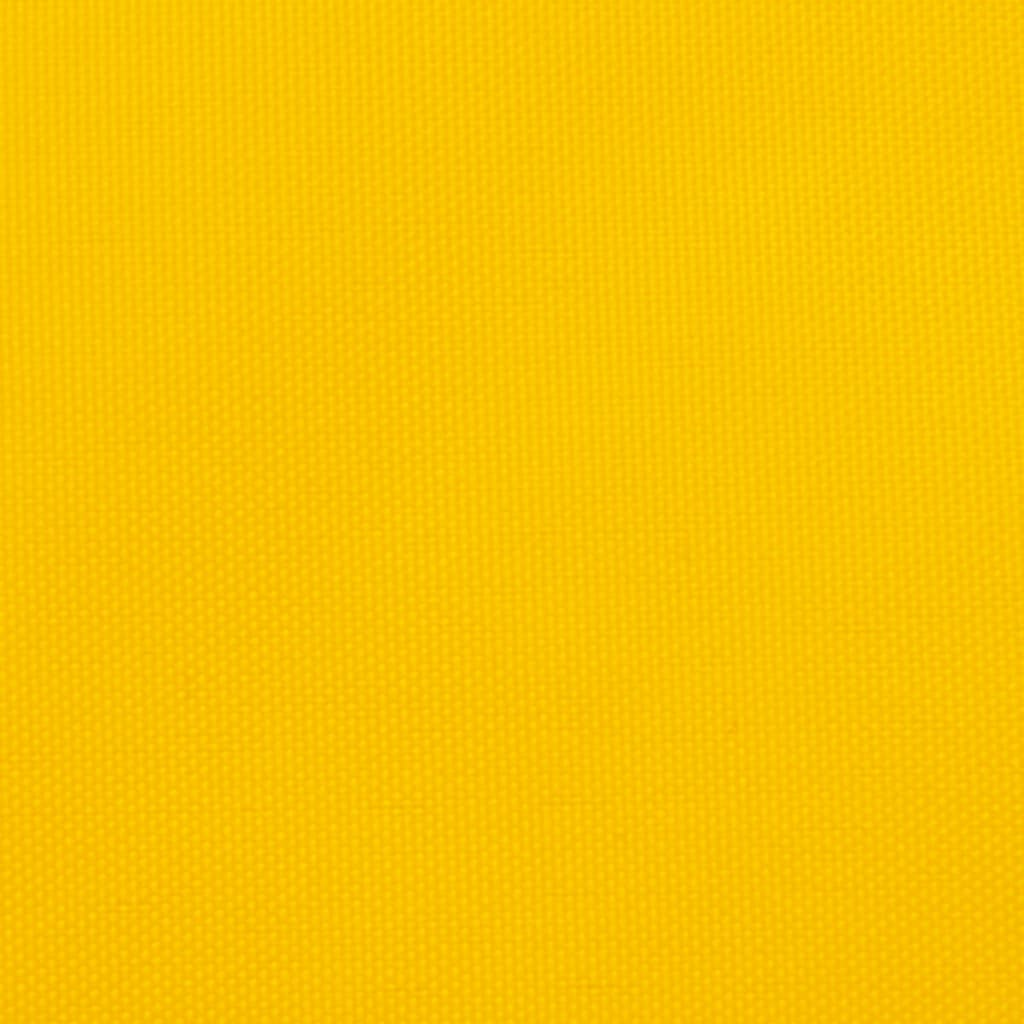 solsejl 2x3,5 m rektangulær oxfordstof gul