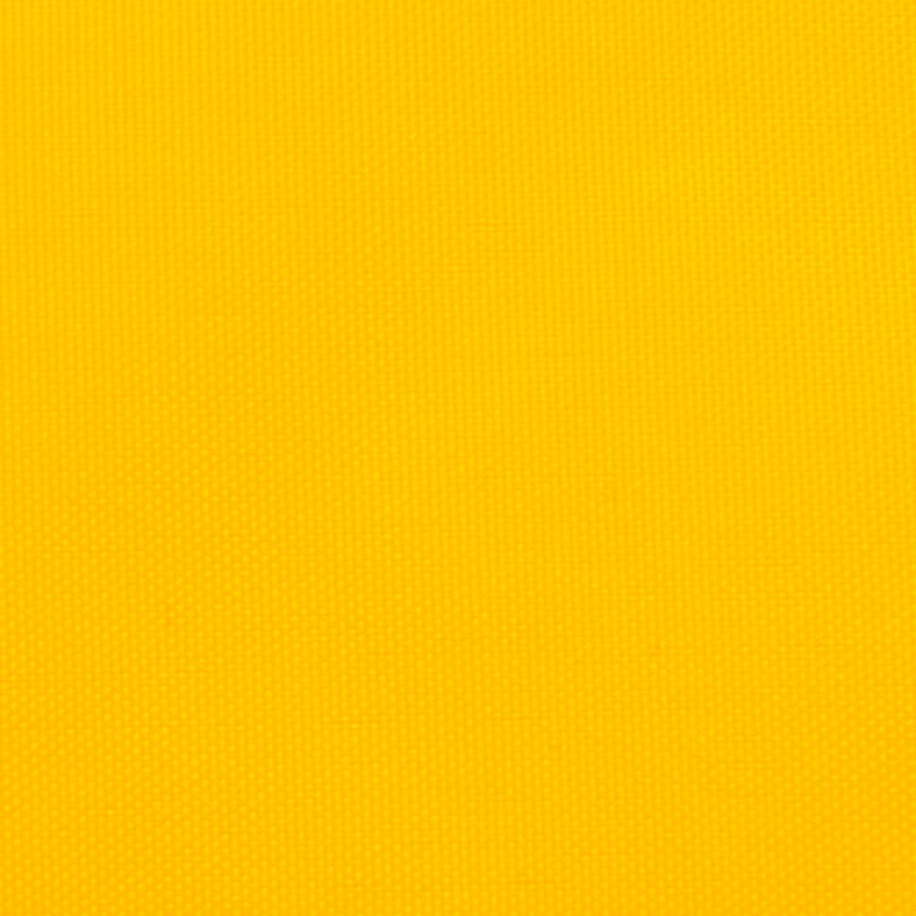 solsejl 2,5x4 m rektangulær oxfordstof gul