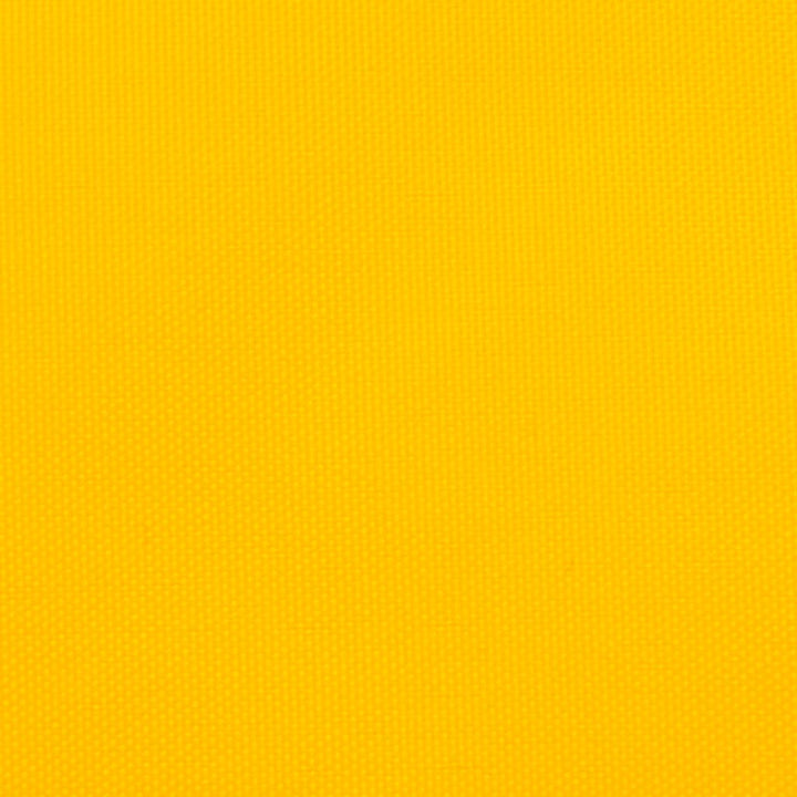 solsejl 2,5x4 m rektangulær oxfordstof gul