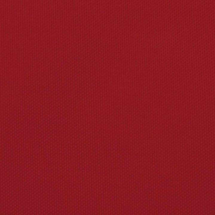 solsejl 2x5 m rektangulær oxfordstof rød