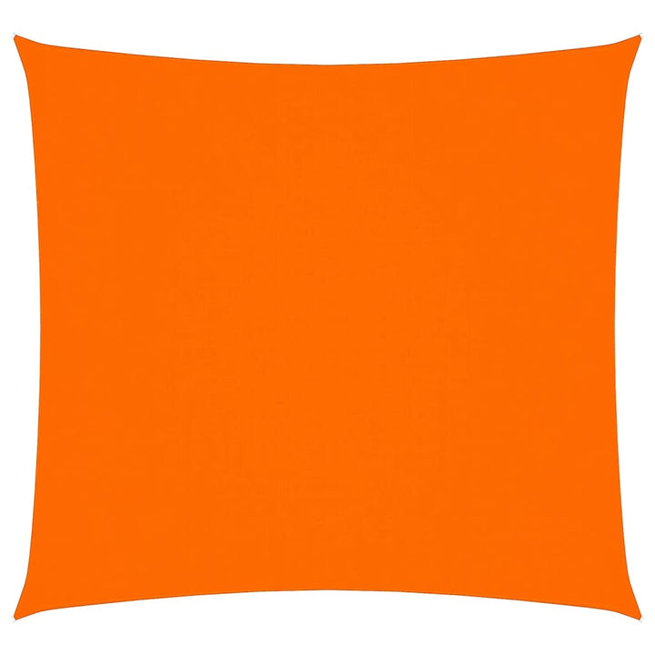 solsejl 3,6x3,6 m oxfordstof firkantet orange