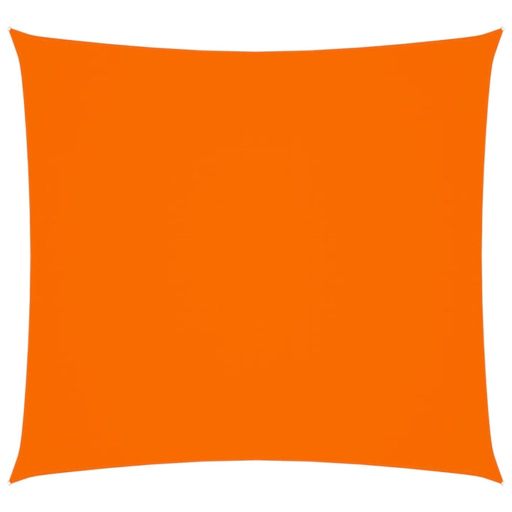 solsejl 4,5x4,5 m firkantet oxfordstof orange