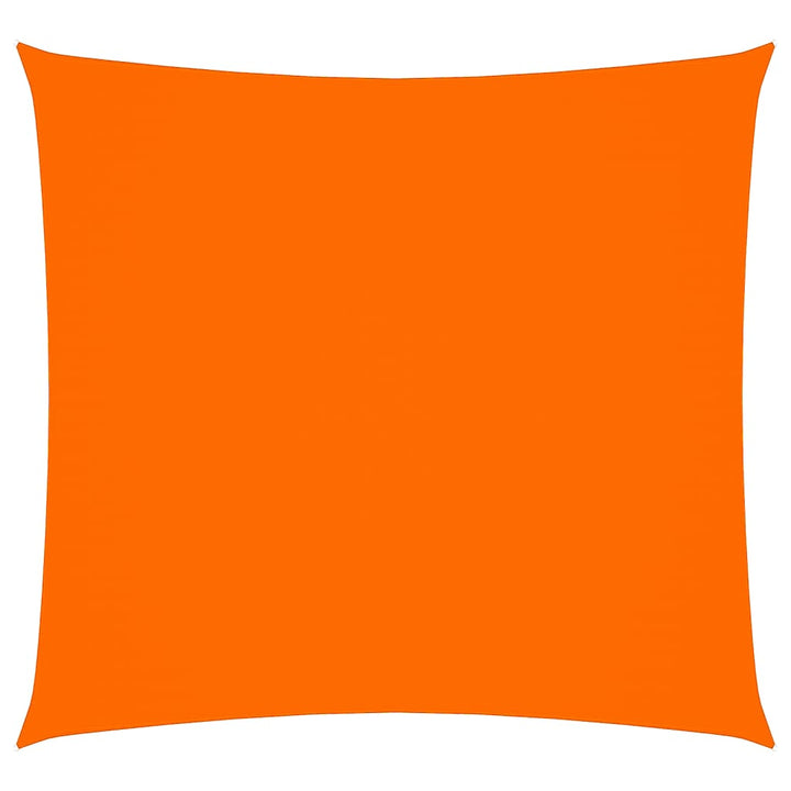 solsejl 6x6 m firkantet oxfordstof orange
