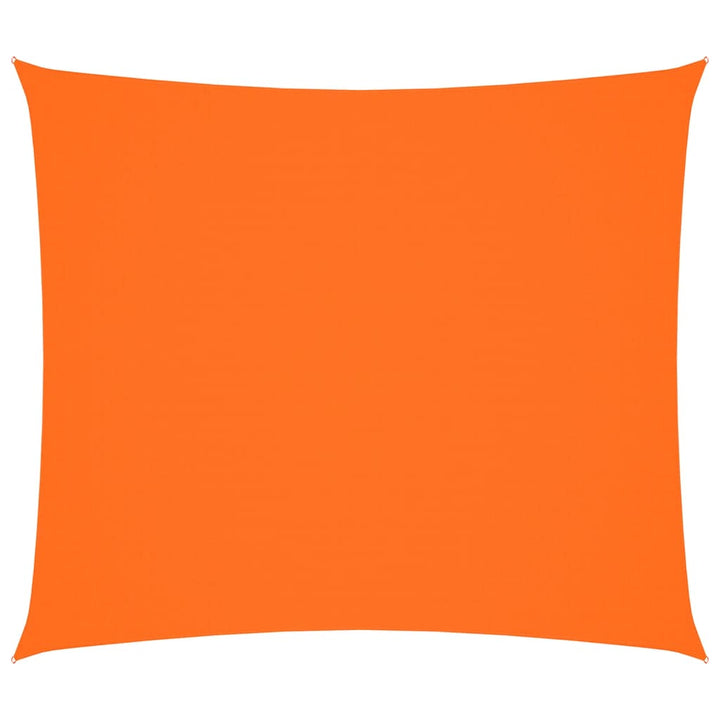 solsejl 2x2,5 m rektangulær oxfordstof orange