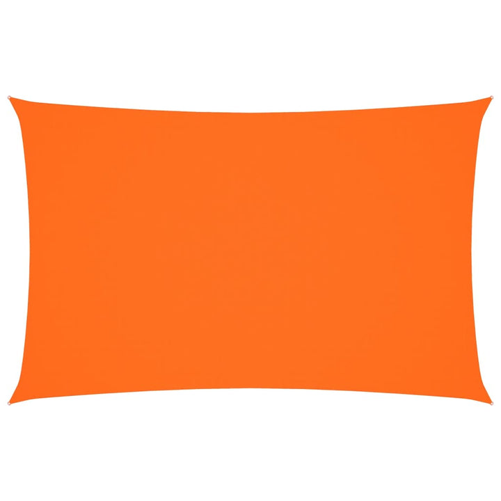 solsejl 2x5 m rektangulær oxfordstof orange