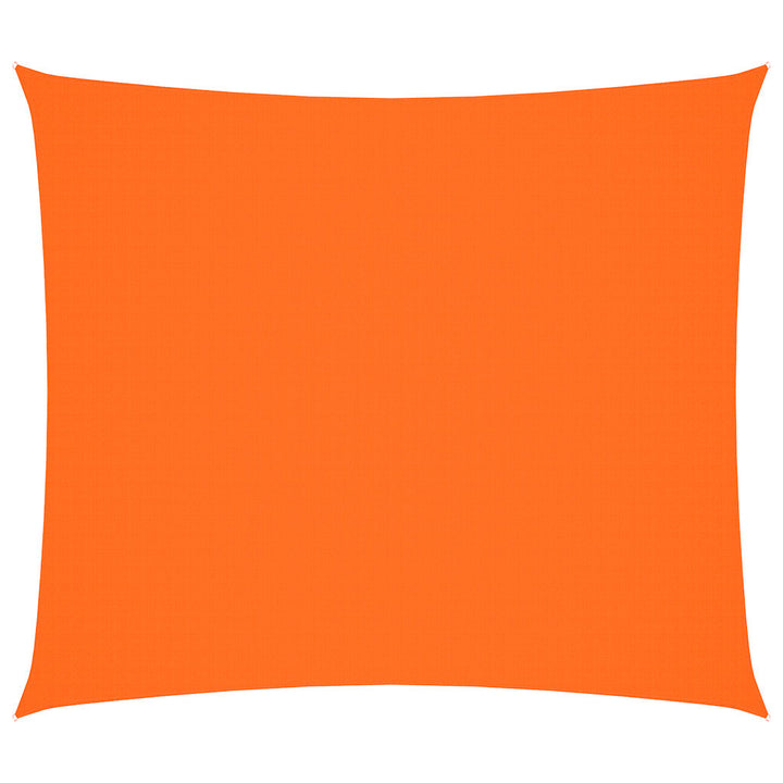 solsejl 2,5x3 m rektangulær oxfordstof orange