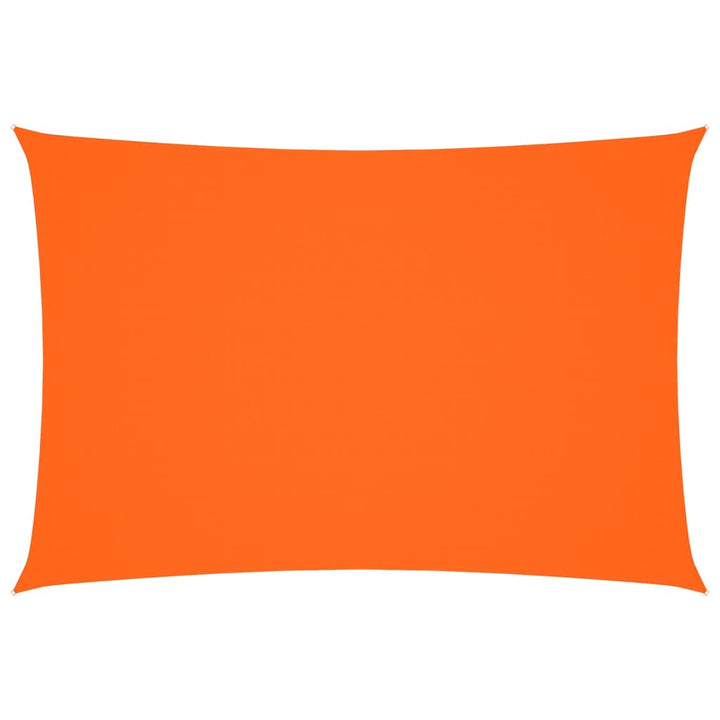 solsejl 2,5x4,5 m rektangulær oxfordstof orange