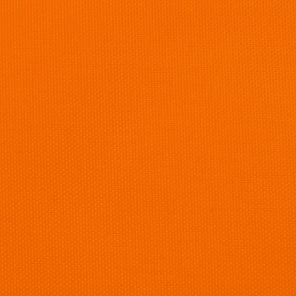 solsejl 3,6x3,6x3,6 m oxfordstof trekantet orange