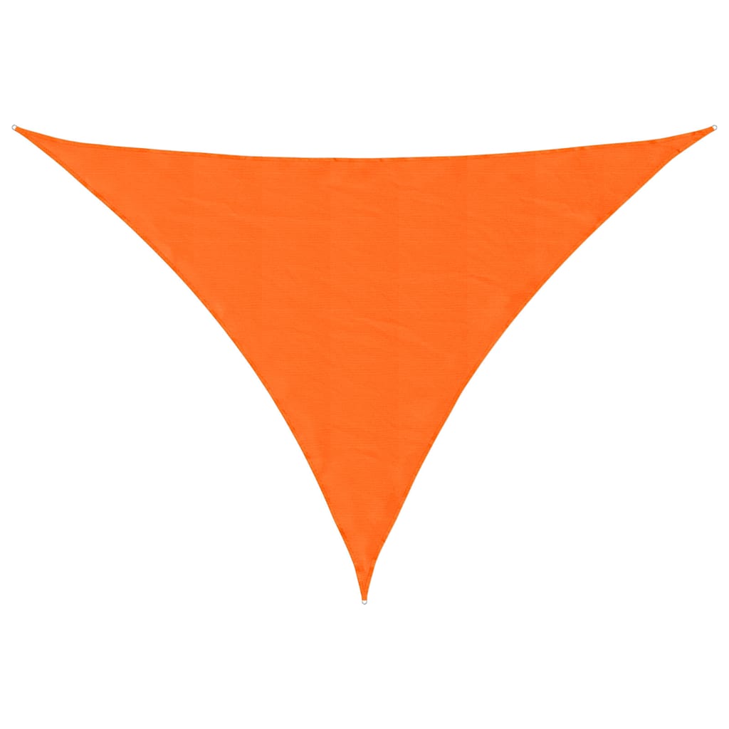 solsejl 3x3x4,24 m trekantet oxfordstof orange