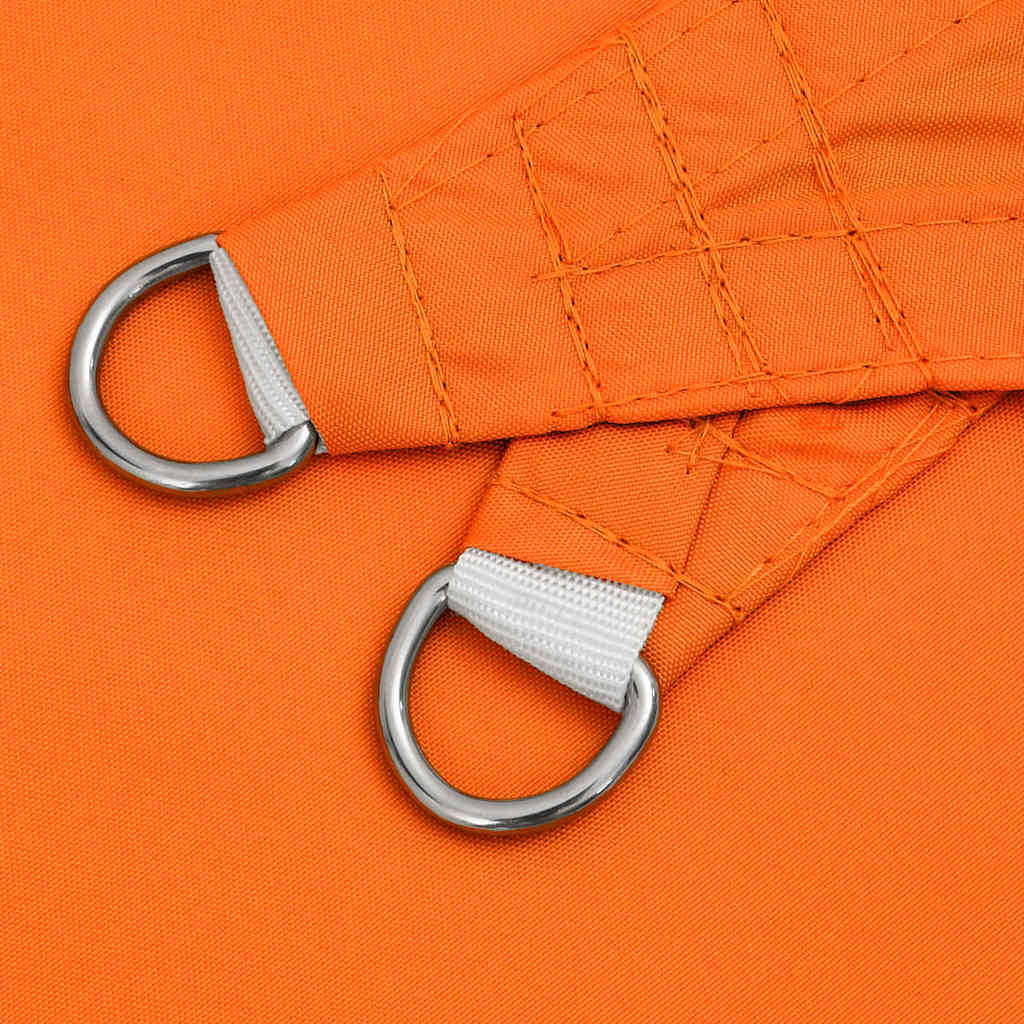 solsejl 3x3x4,24 m trekantet oxfordstof orange