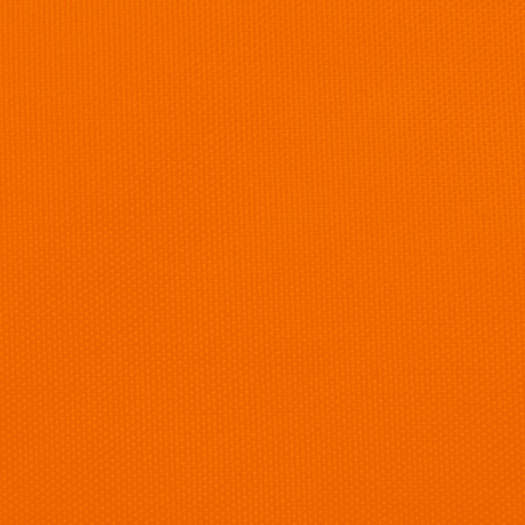 solsejl 5x6x6 m trekantet oxfordstof orange