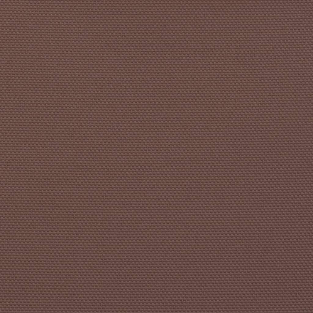 solsejl 3,6x3,6 m oxfordstof firkantet brun