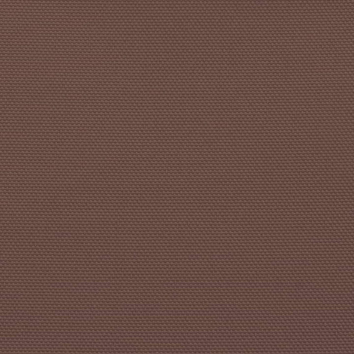 solsejl 6x8 m rektangulær oxfordstof brun