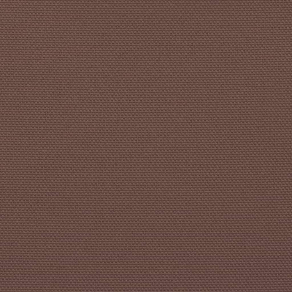 solsejl 5x5x5 m trekantet oxfordstof brun