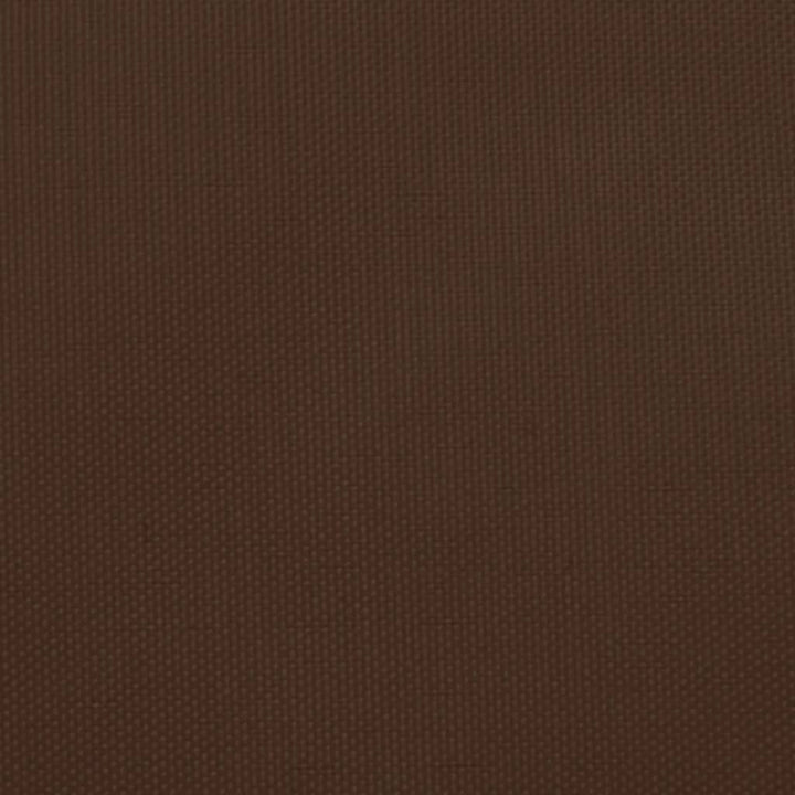 solsejl 2/4x3 m trapezformet oxfordstof brun