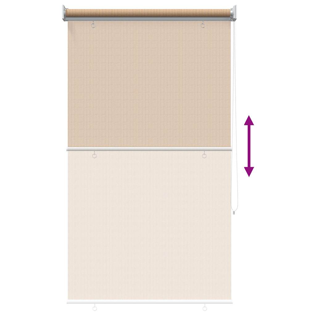 udendørs rullegardin 65 (B) x 230 (H) cm beige