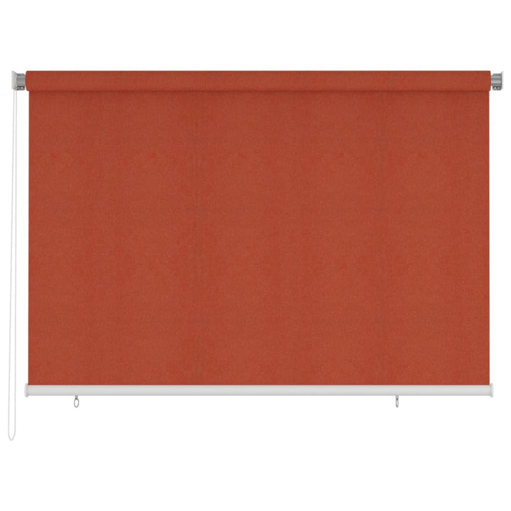 udendørs rullegardin 220x140 cm HDPE terracottafarvet