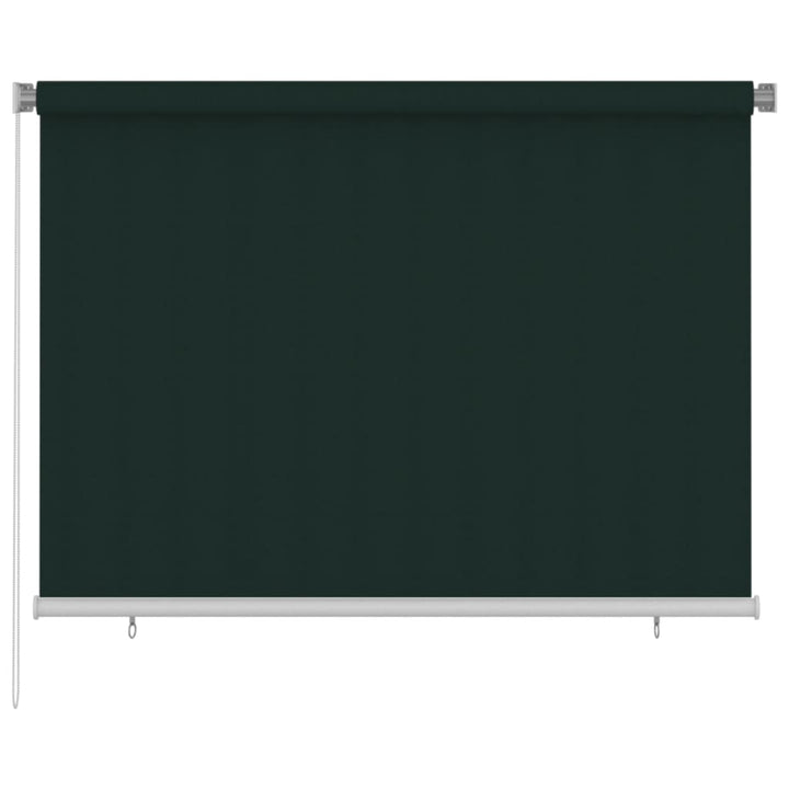 udendørs rullegardin 200x140 cm HDPE mørkegrøn