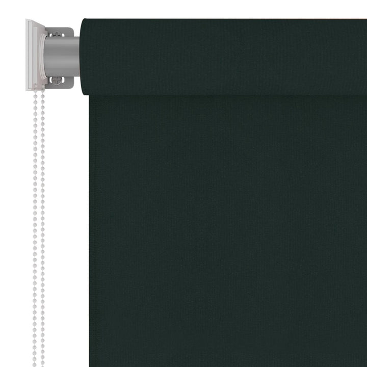 udendørs rullegardin 240x140 cm HDPE mørkegrøn