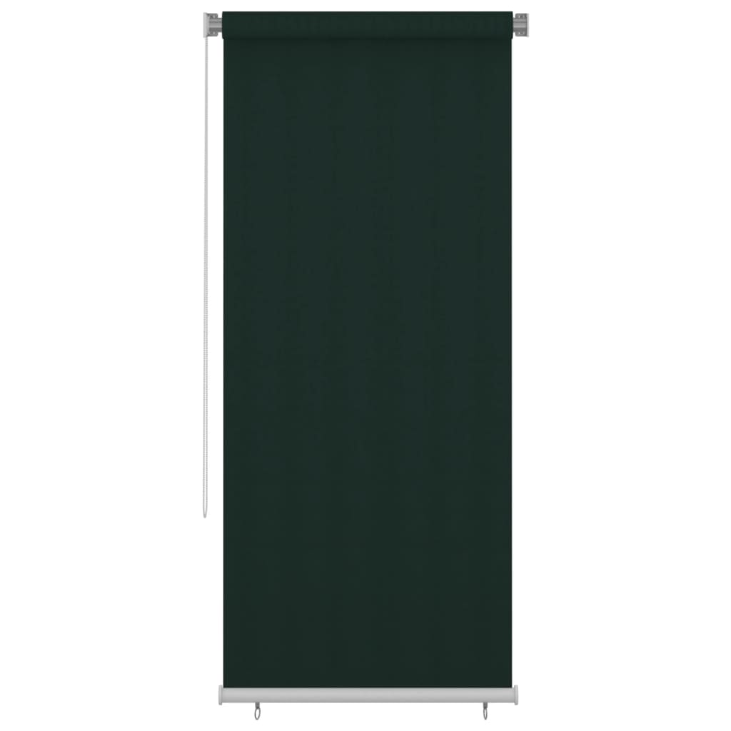 udendørs rullegardin 100x230 cm HDPE mørkegrøn
