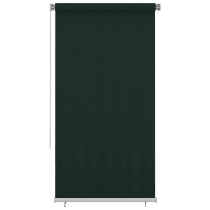 udendørs rullegardin 120x230 cm HDPE mørkegrøn