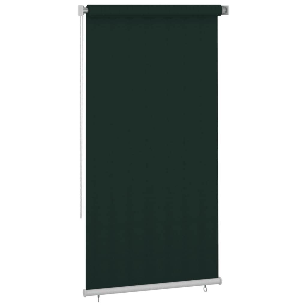 udendørs rullegardin 120x230 cm HDPE mørkegrøn